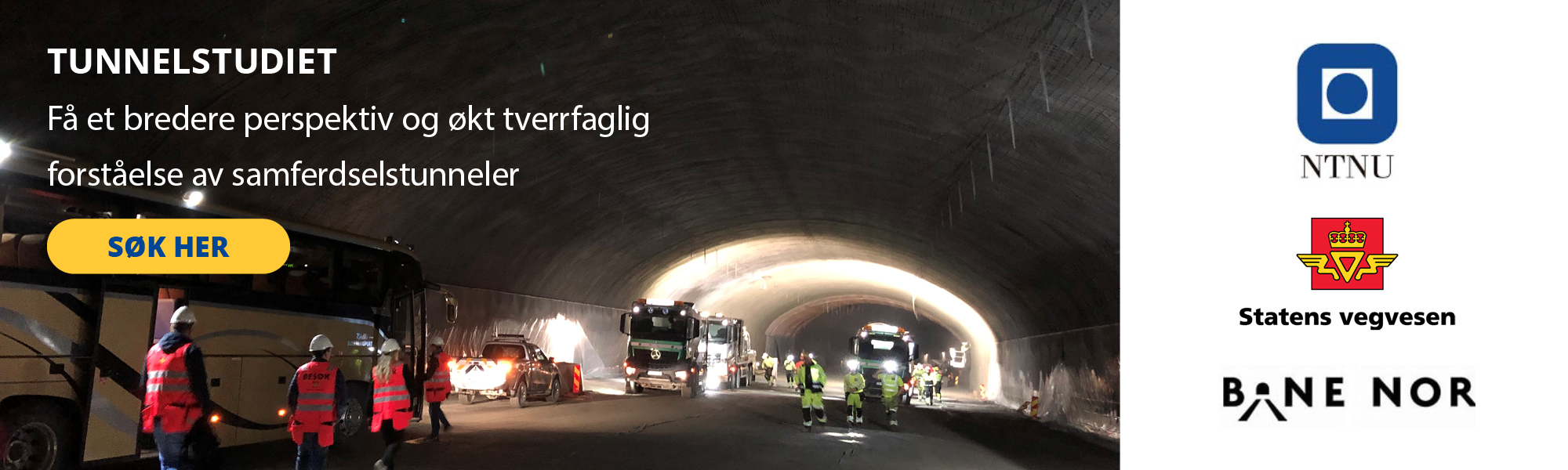 NTNU Toppbanner Tunnel Banner